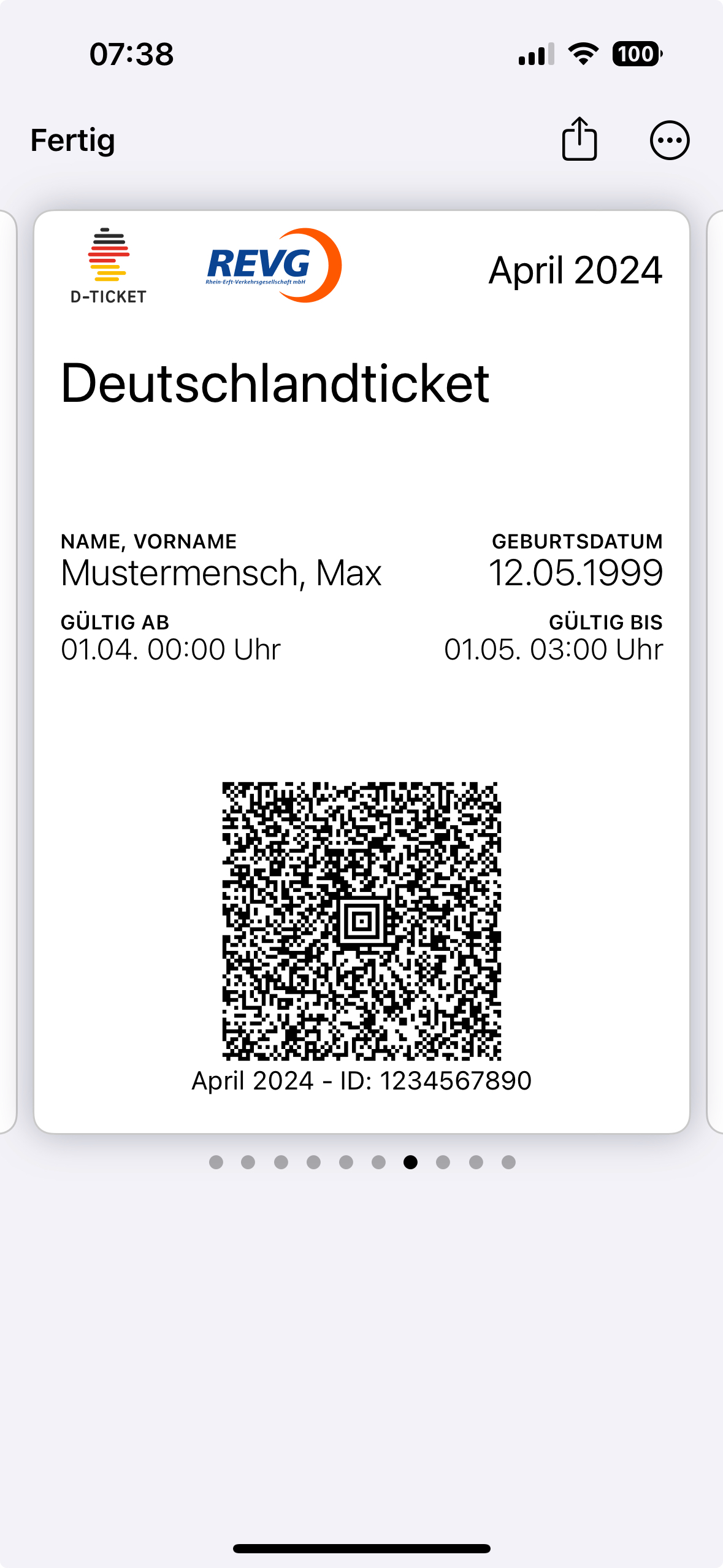 Apple Wallet Example Pass